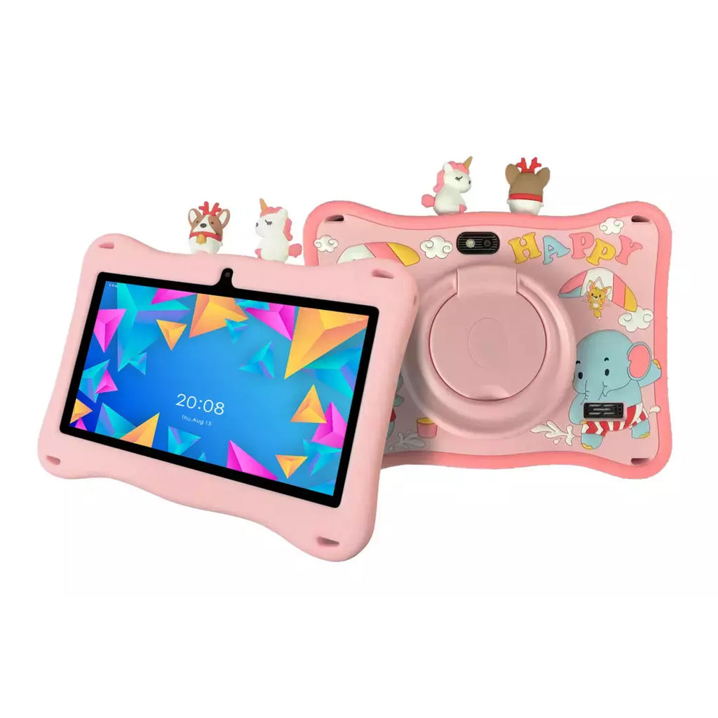 Oteeto Tab 5 Kids Tablet 128GB / 4GB Ram + Back Cover + Screen Protector + Stickers