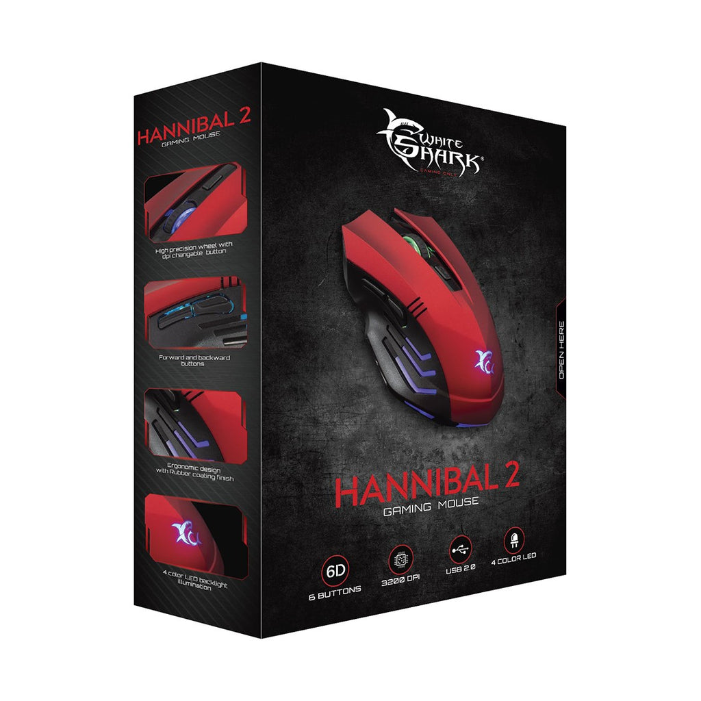 Maus Gaming White Shark GM-5006 HANNIBAL-2