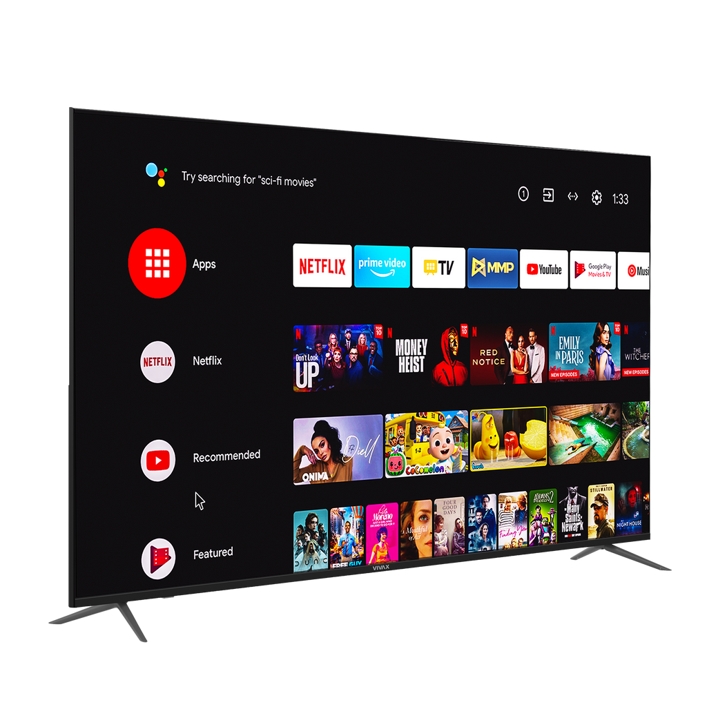 TV Smart VIVAX 75" A Series 75UHD10K 4K