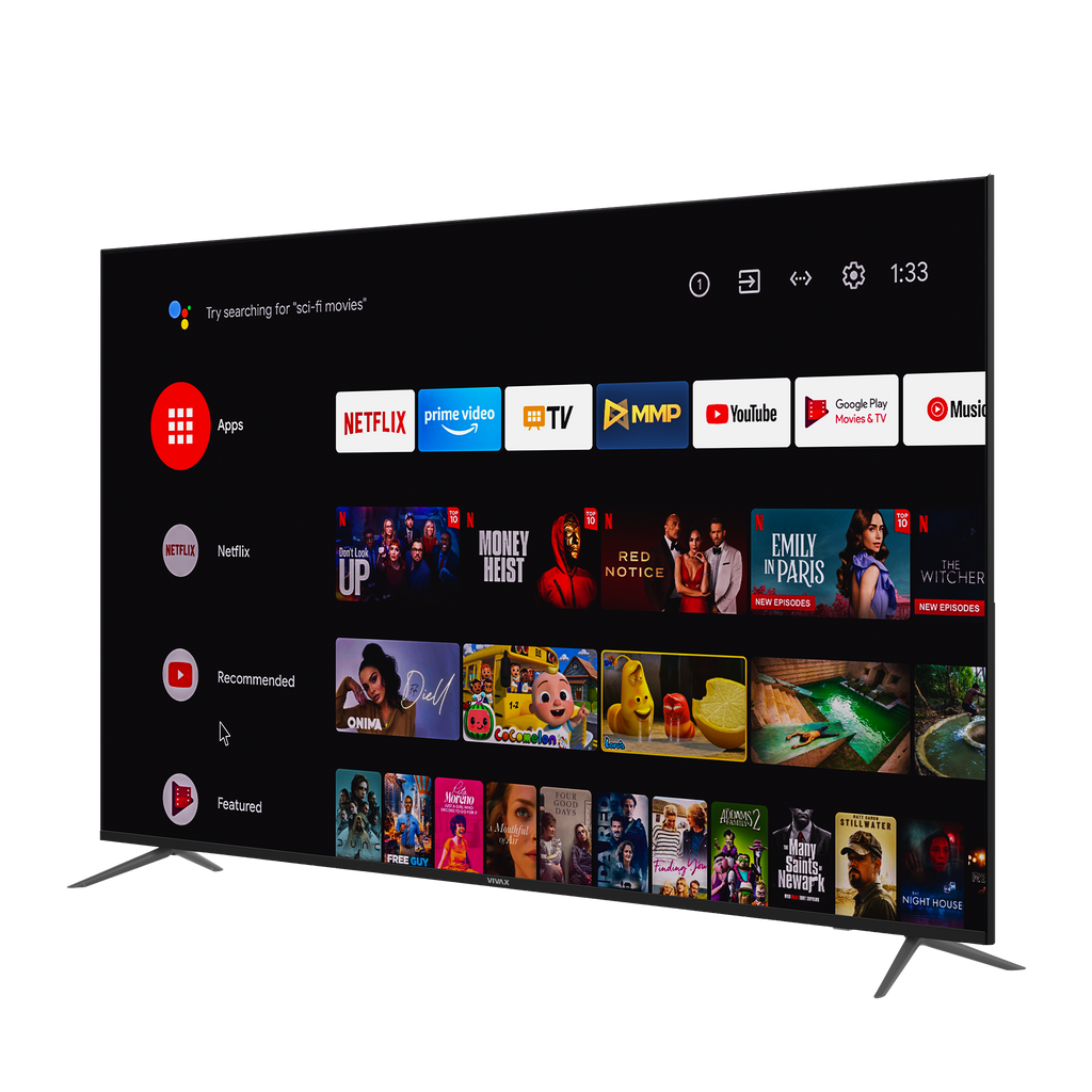 TV Smart VIVAX 75" A Series 75UHD10K 4K