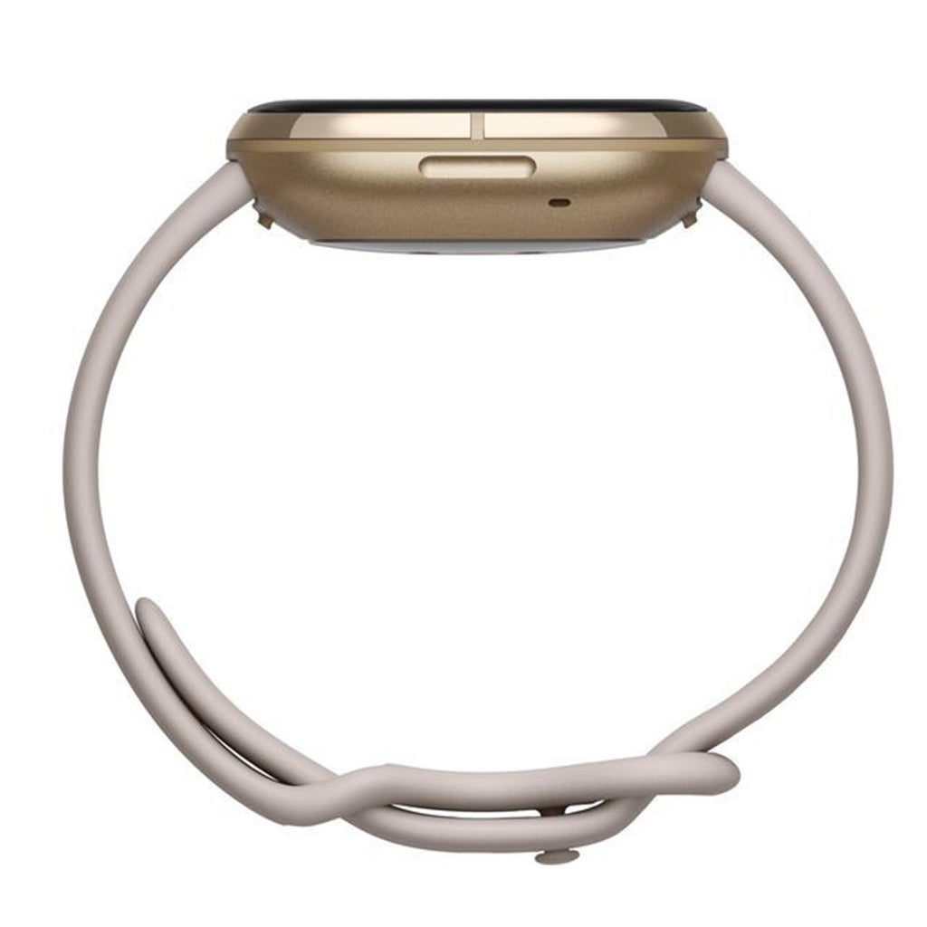Smart Watch FITBIT Sense Lunar White/Soft Gold