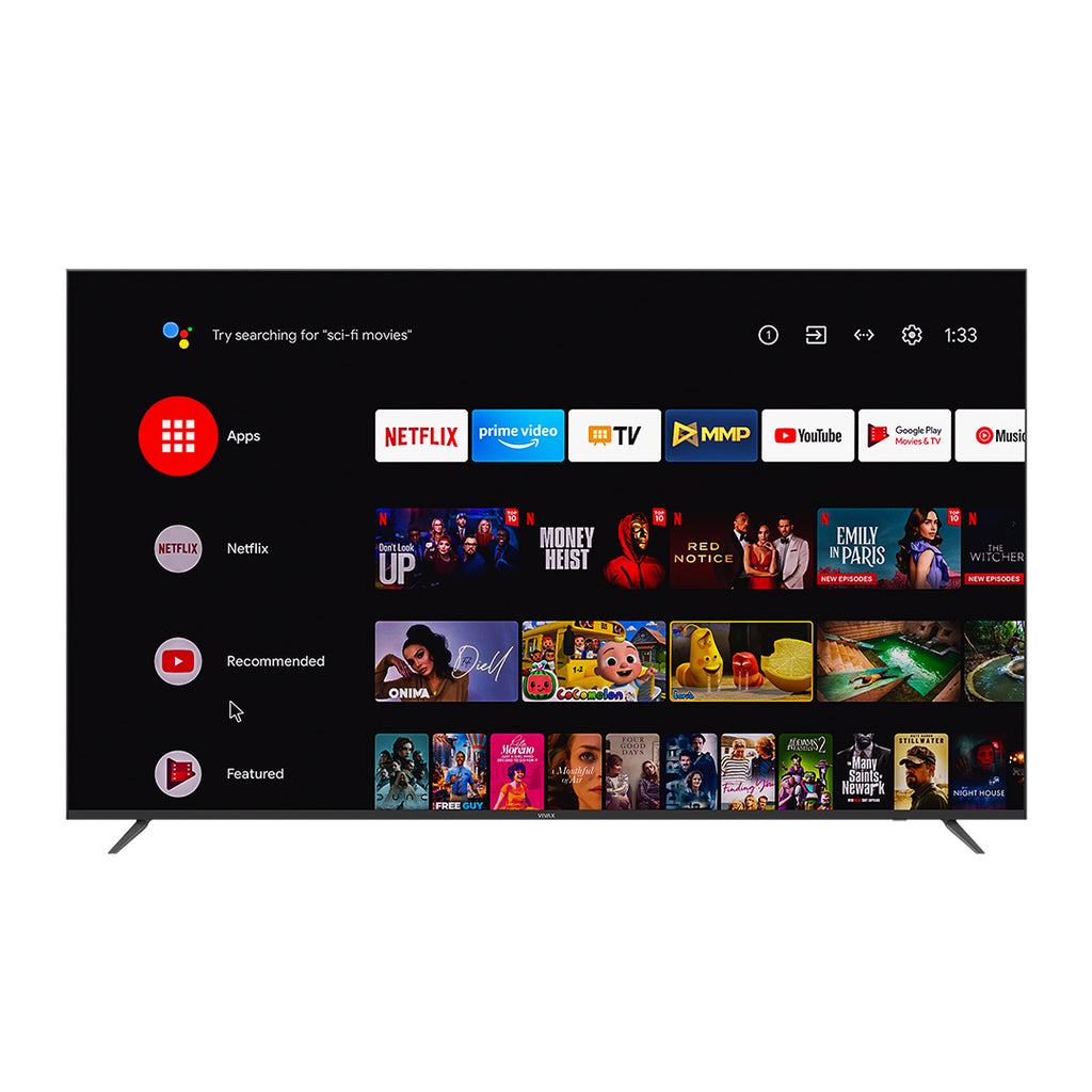 TV Smart VIVAX 75" A Series 75UHD10K 4K