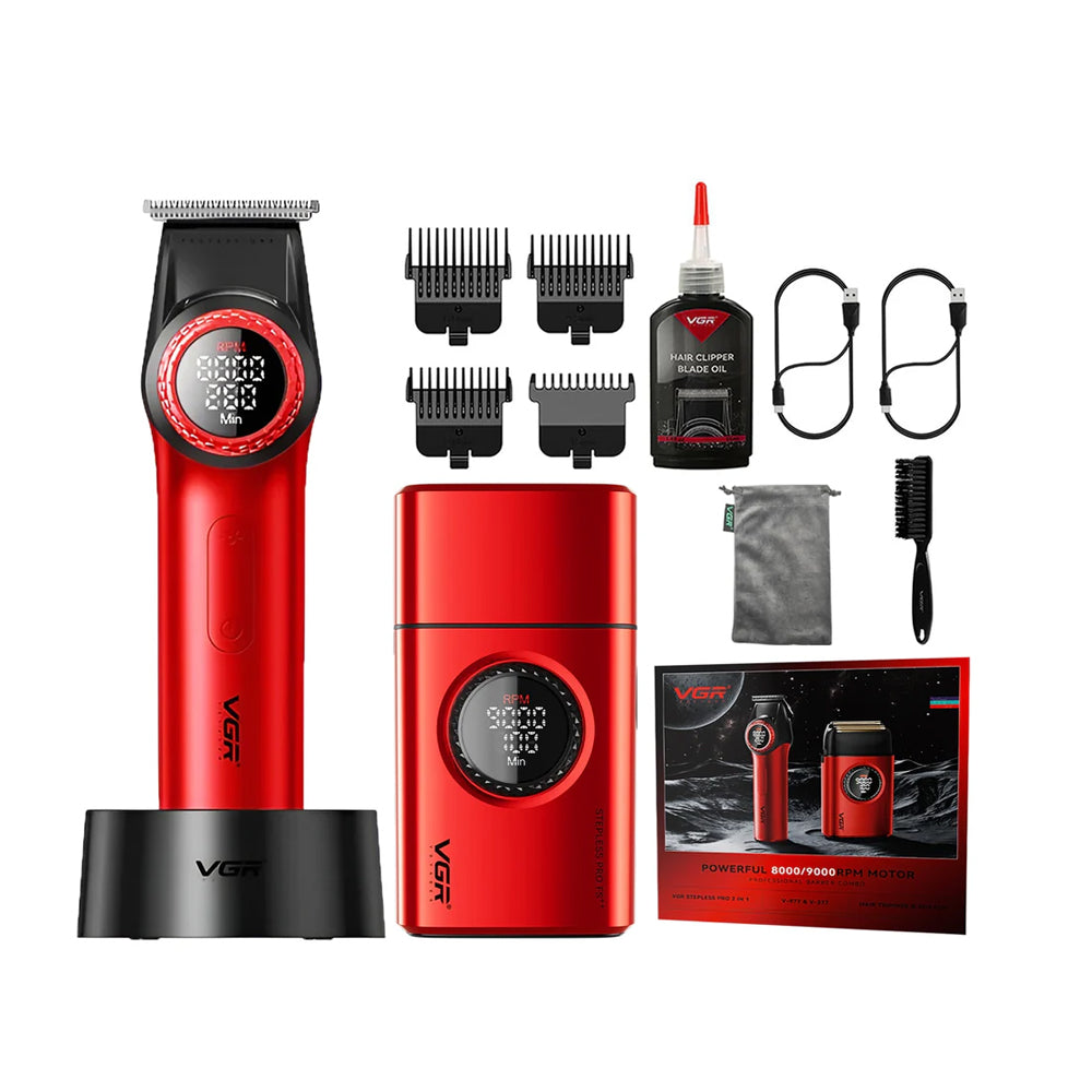 Set Makinë për prerjen e flokëve & Makinë rroje VGR V-977 & V-377