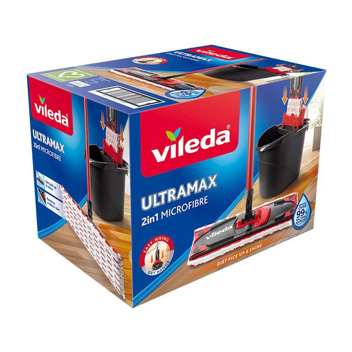 Shtupë VILEDA UltraMax 2 në 1, Microfiber
