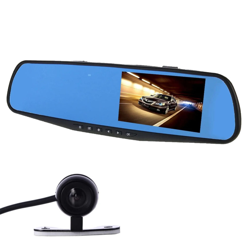 Pasqyrë e Makinës me 2 Kamera, Full HD