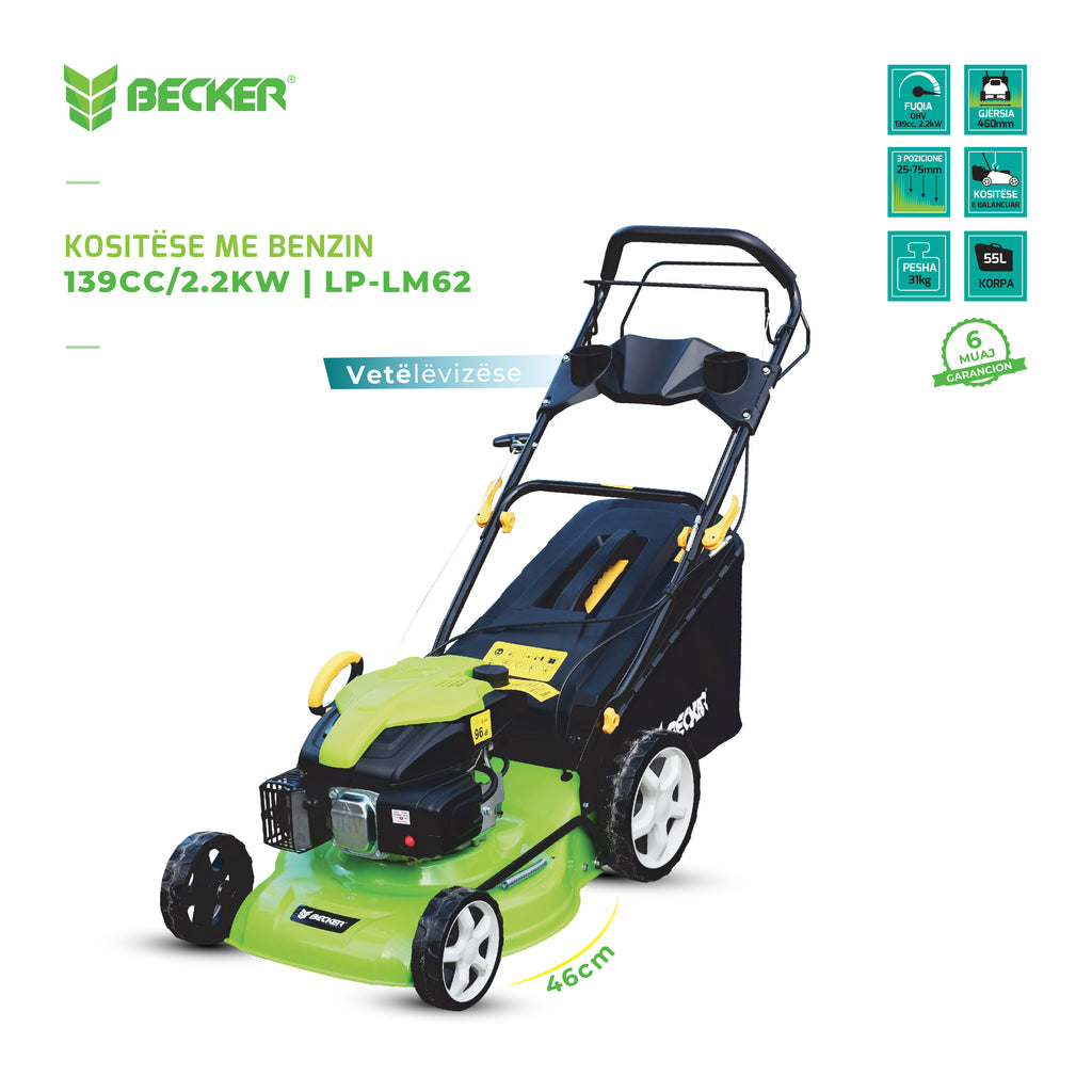 Kositëse me benzinë BECKER LP-LM62