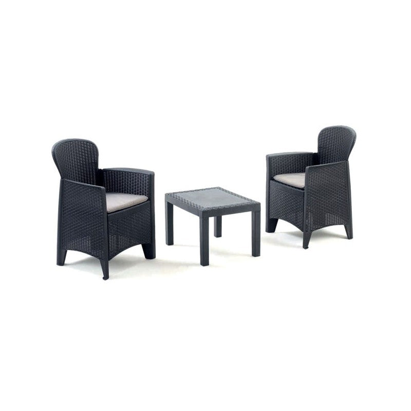 Set Kopshti Akita RATTAN 2+1