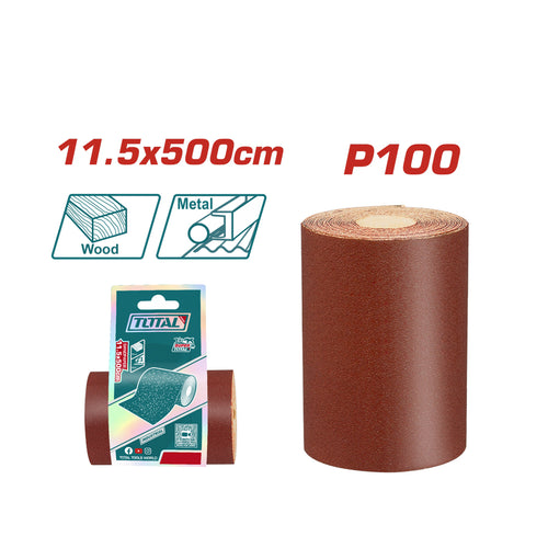 Letër gërryese dru dhe metal 11.5x500cm TOTAL TAC10065