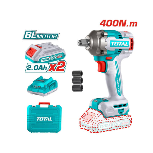Kaçavidë me goditje 400N.m  Lithium-Ion SET TOTAL TIWLI2040