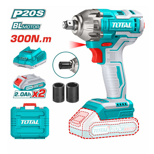 SET Kaçavidë  Total TIWLI2038 Li-ion Impact Wrench
