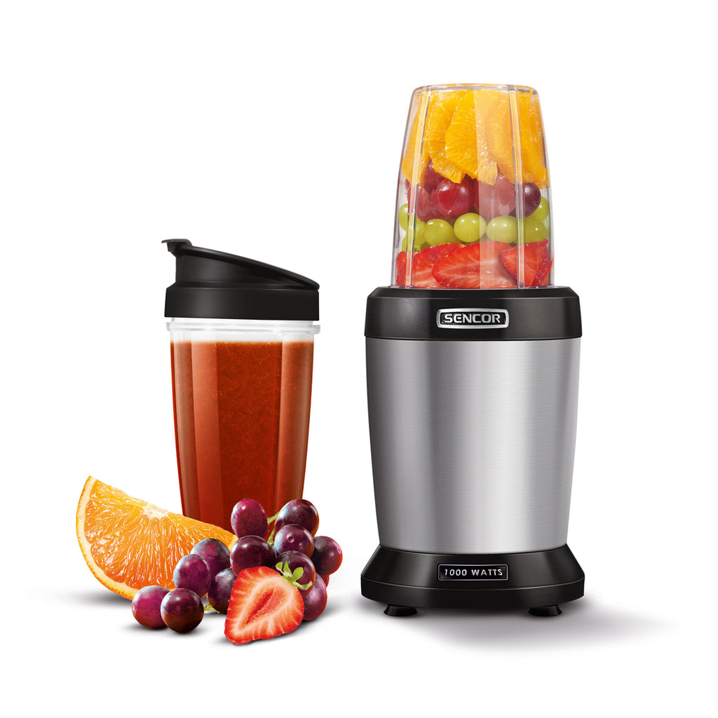 Blender per shtrydhjen frutave Sencor SNB 4302SS, 1l - 1000W, e argjendtë