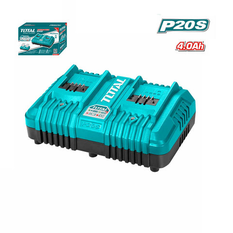 Mbushës baterie  Dual Port Fast TOTAL TCLI2034E