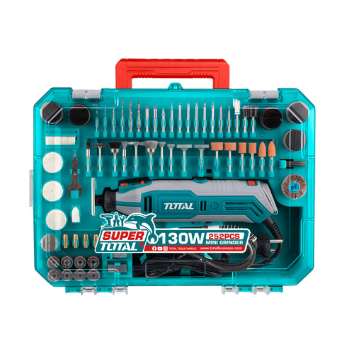SET Makinë për gërryerjen dhe shpimin 252PCS TG5133261 TOTAL