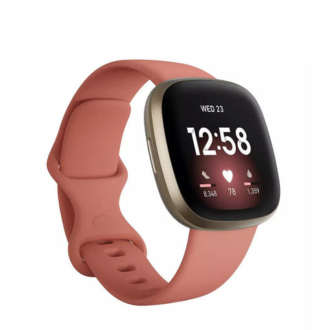 Smart Watch FITBIT Versa 3 Pink Clay/Soft Gold