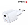 Karikues SWISSTEN 30W, Mini GaN, USB-C + USB