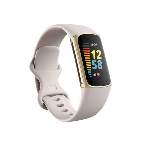 SMART WATCH FIT BIT Charge 5, Lunar White