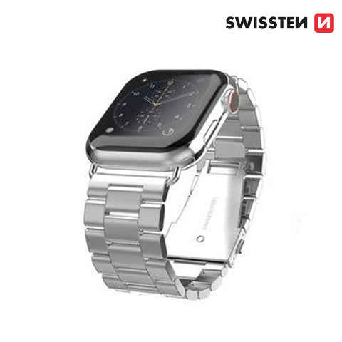 Rrip Metal SWISSTEN PC APPLE Watch 42-44 mm Argjend
