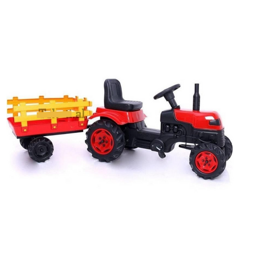 TRAKTOR ME RIMORKIO PER FEMIJË