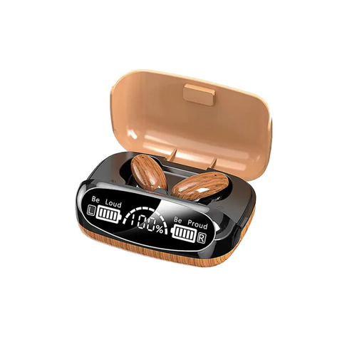 EARBUDS WOOD IMITATION